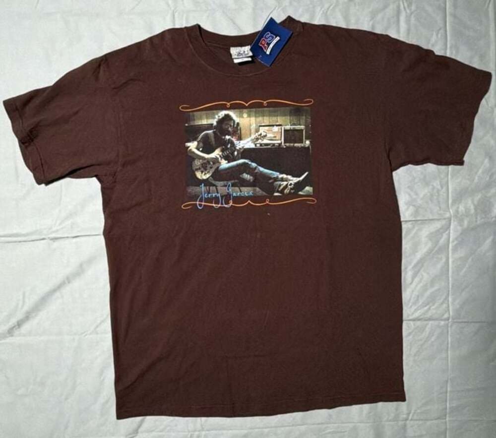 Liquid Blue Jerry Garcia Graphic T-Shirt Size Large